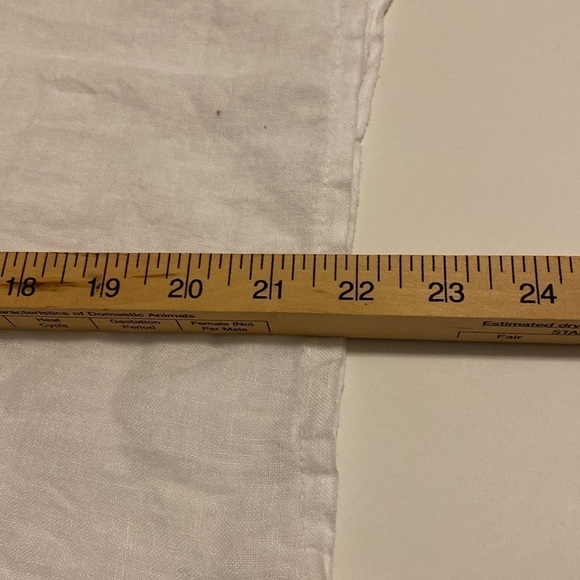 Viola Borghi size L linen blouse white made in Italy - Picture 8 of 8